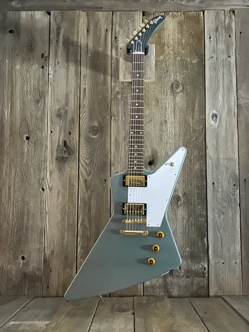 SOLD - Gibson Custom Shop Explorer Pelham Blue Special Order One-Off '58 Reissue spec 2008