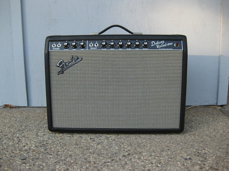 SOLD - Fender 64 Custom Deluxe Reverb guitar amplifier 2018