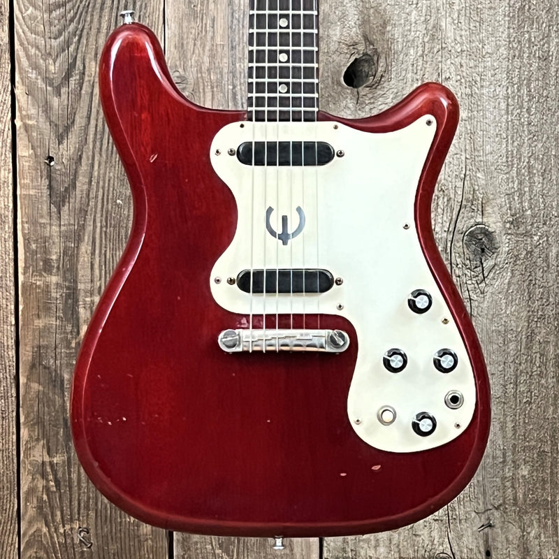 SOLD - Epiphone Olympic Double 1965 Cherry Finish SB722D