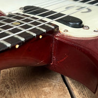 SOLD - Epiphone Olympic Double 1965 Cherry Finish SB722D