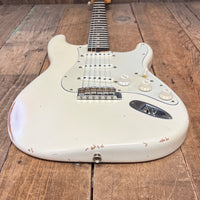 SOLD - Fender Stratocaster 1960 Relic Cunetto Era Olympic White