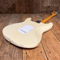 SOLD - Fender Stratocaster 1960 Relic Cunetto Era Olympic White