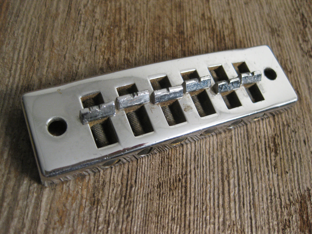 SOLD - Gibson "harmonica" guitar bridge Les Paul Signature SG L6S 1970s