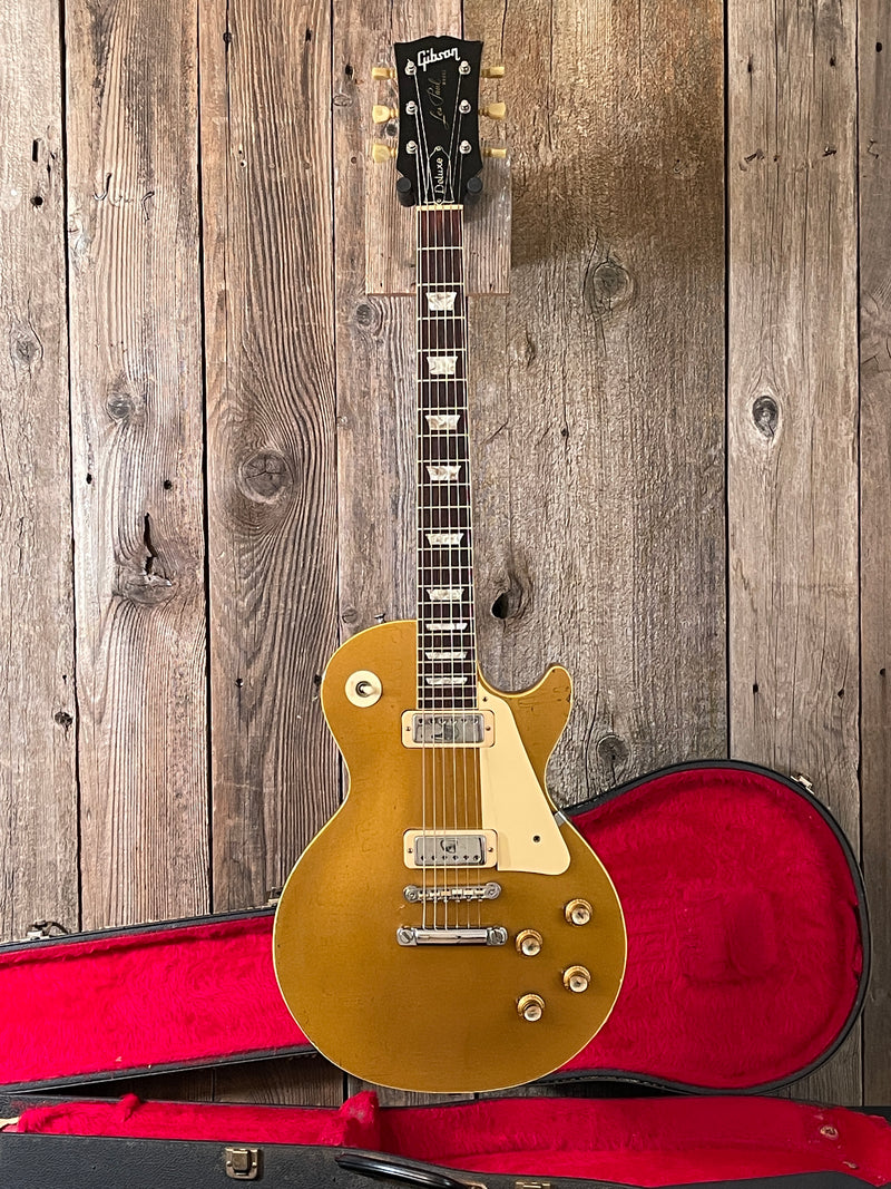 SOLD - Gibson Les Paul Deluxe Gold top 1971