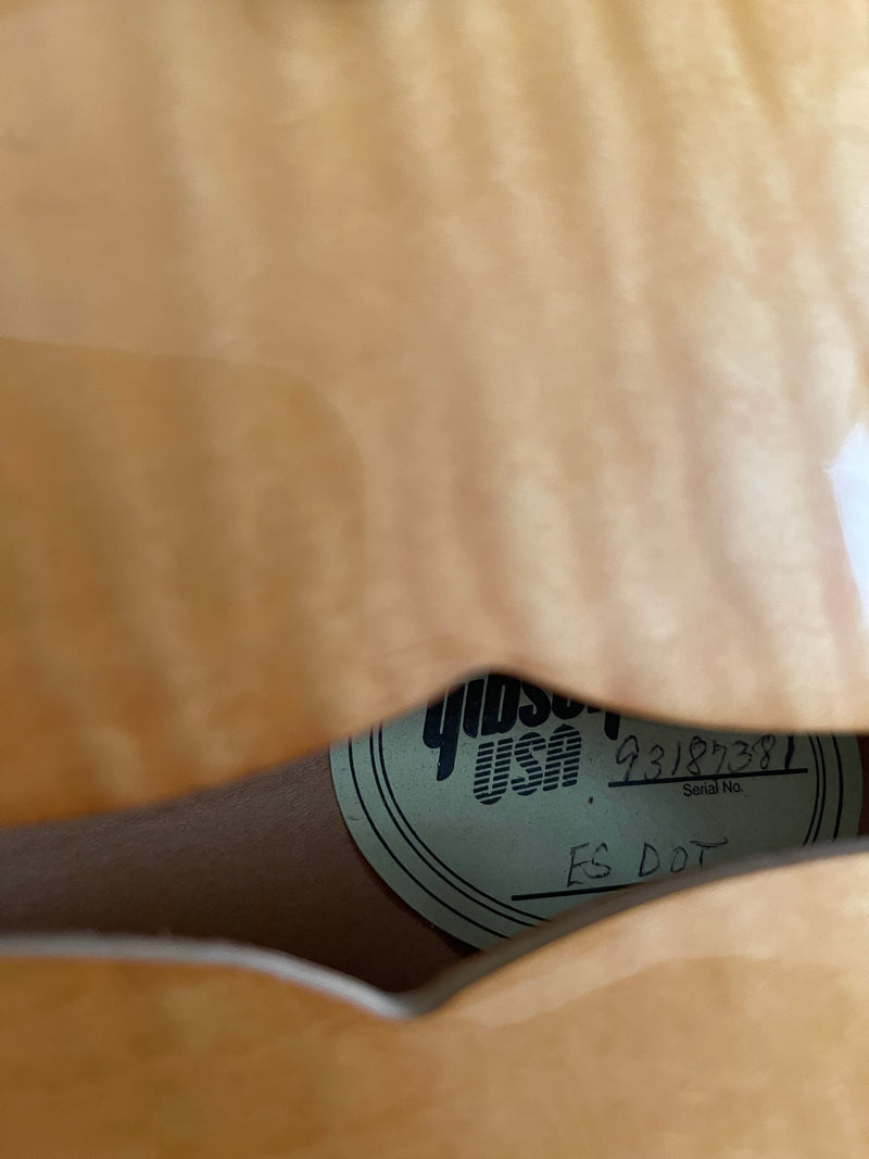 SOLD - Gibson ES-335 Dot Neck Reissue 1997 Blonde