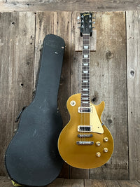 SOLD - Gibson Les Paul Deluxe Goldtop 1969 One Piece Body