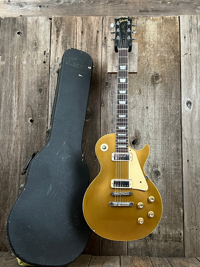 SOLD - Gibson Les Paul Deluxe Goldtop 1969 One Piece Body
