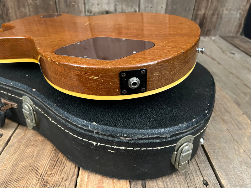 SOLD - Gibson Les Paul Deluxe Goldtop 1969 One Piece Body