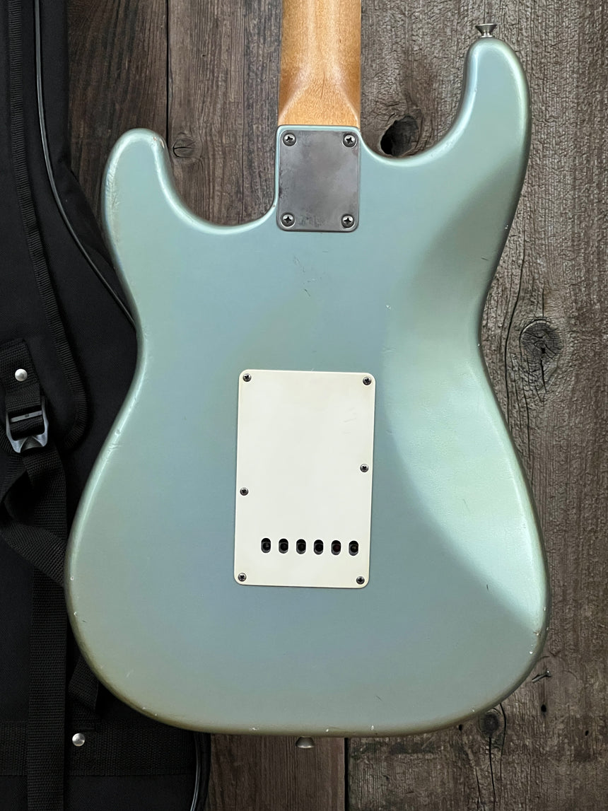 SOLD - Danocaster Double Cut 2021 Ice Blue Metallic