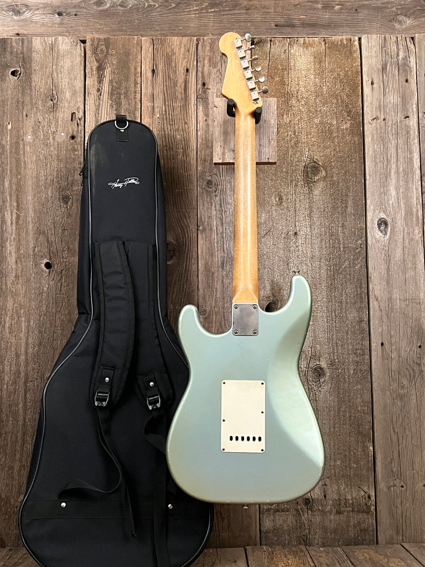 SOLD - Danocaster Double Cut 2021 Ice Blue Metallic