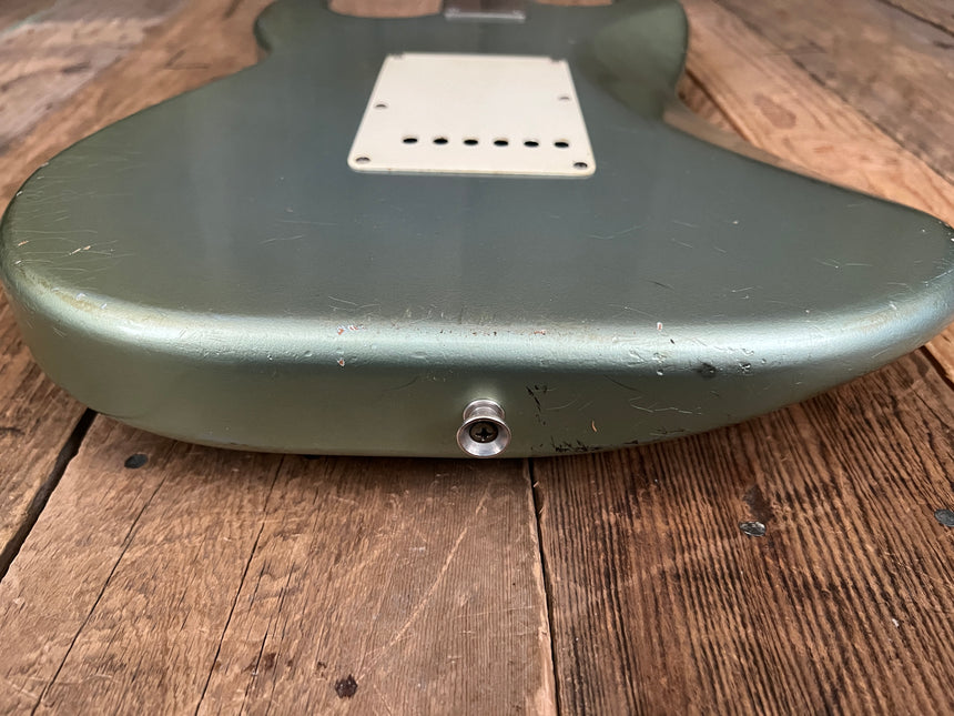 SOLD - Danocaster Double Cut 2021 Ice Blue Metallic