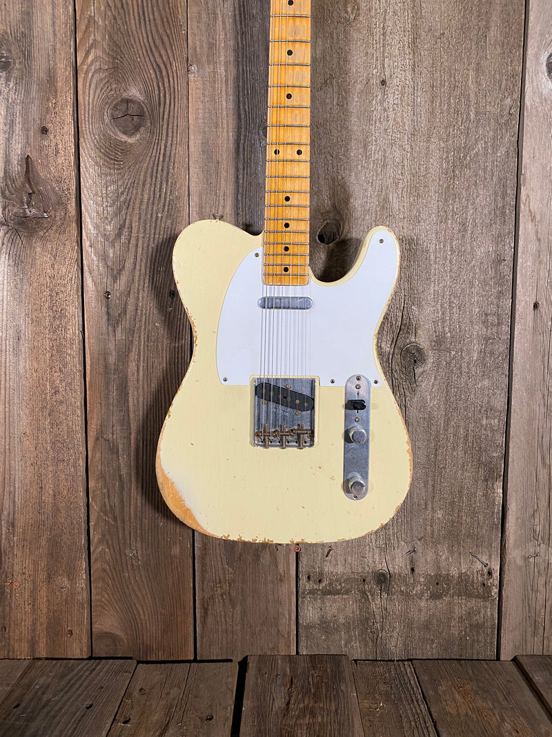 SOLD - Fender Telecaster Custom Shop 1958 Relic Rare White Finish 2008 6lb 3oz