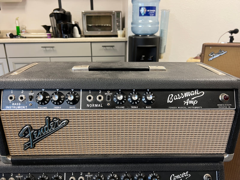SOLD - Fender Bassman Head 1965 Blackpanel