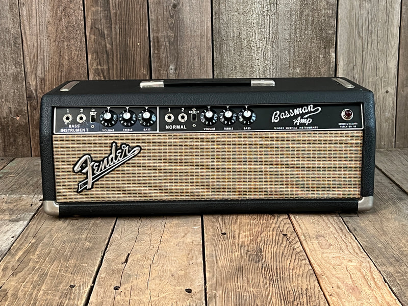 SOLD - Fender Bassman Head 1965 Blackpanel