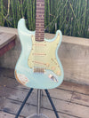 SOLD - Fender Stratocaster Custom Shop 1960 Relic 2006 Sonic Blue Matching Headstock