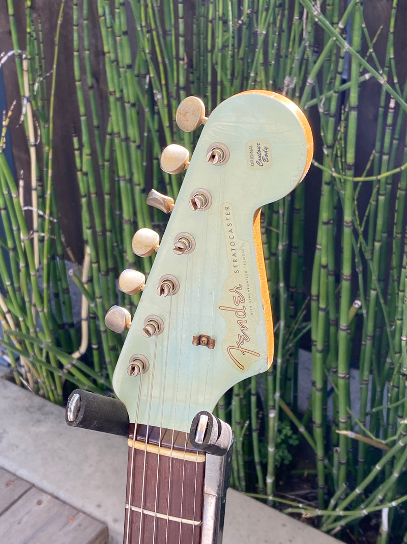 SOLD - Fender Stratocaster Custom Shop 1960 Relic 2006 Sonic Blue Matching Headstock
