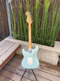 SOLD - Fender Stratocaster Custom Shop 1960 Relic 2006 Sonic Blue Matching Headstock