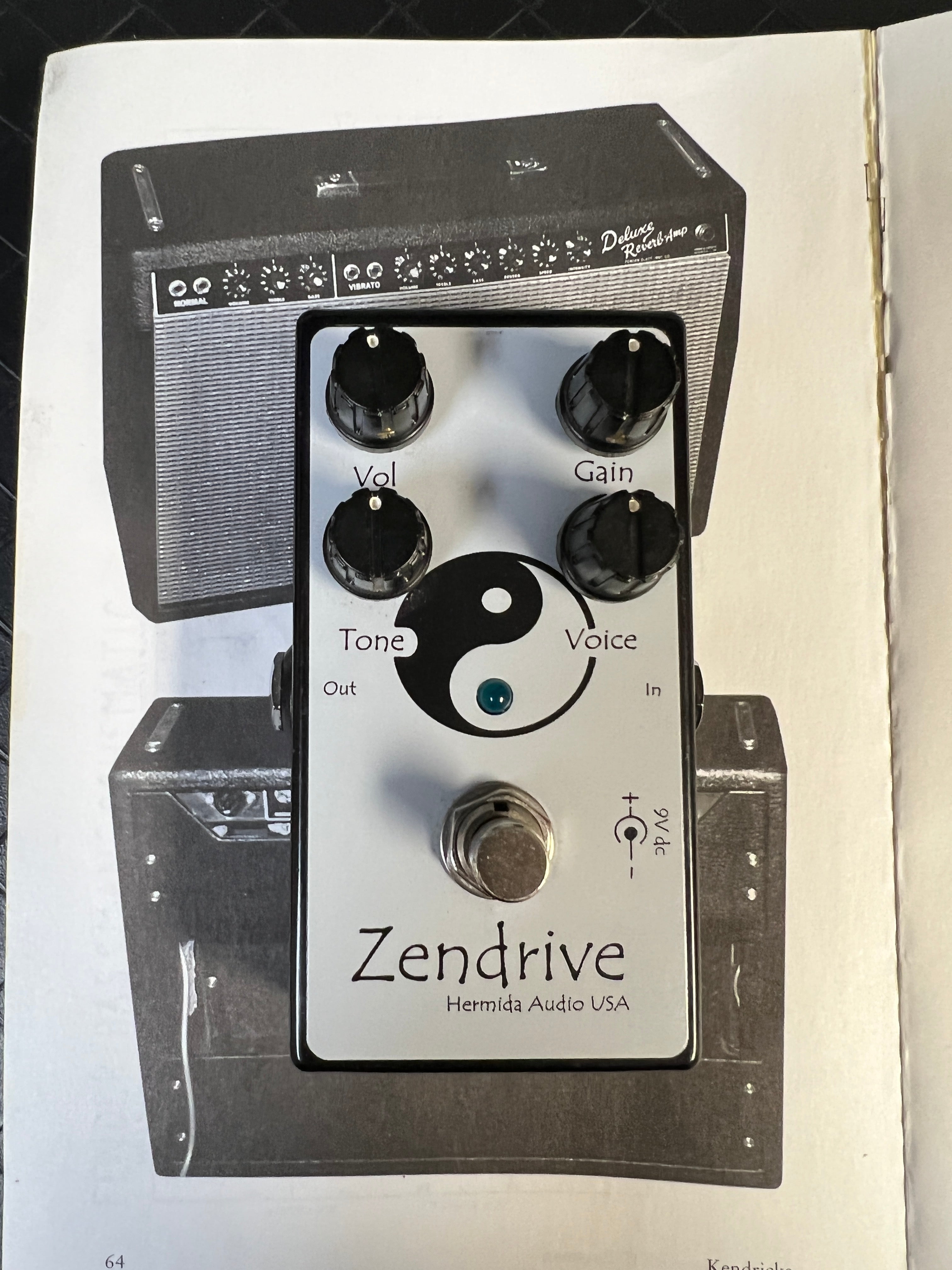 SOLD - Lovepedal Hermida Audio Zendrive Black and Silver