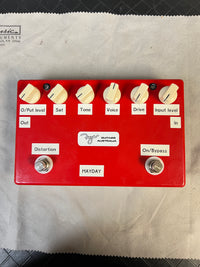 SOLD - Fryer Guitars Mayday Overdrive Distortion Pedal Hand Numbered #1 Brian May