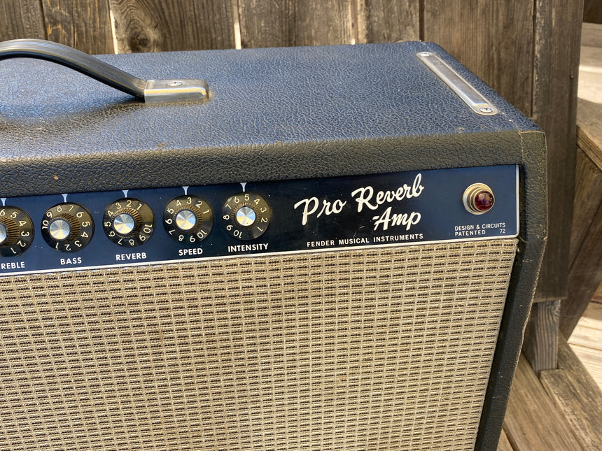 SOLD - Fender Blackpanel Pro Reverb Export Model AA165 1967