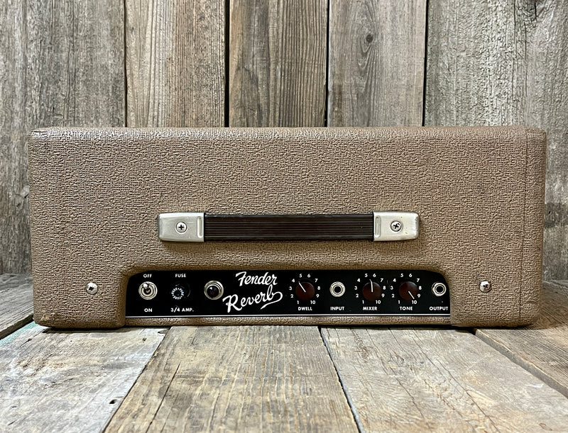 SOLD - Fender 6G15 Reverb Unit 1963 Pre CBS Brown Tolex